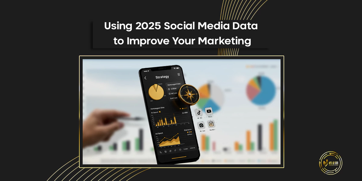 Visual summary showing how marketers can use 2025 UAE social media statistics to improve targeting, campaign performance, and ROI.